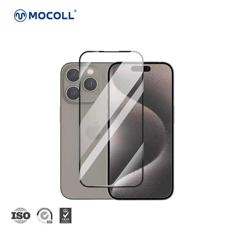 2.5D Full Cover (Microcrystalline Glass) iPhone 15 Pro Max - Image 2