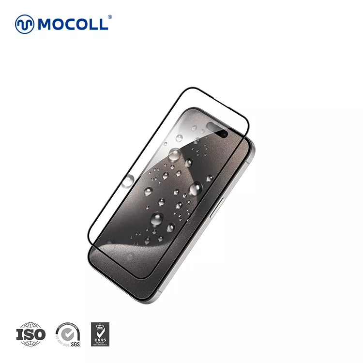 2.5D Full Cover (Microcrystalline Glass) iPhone 15 Pro Max - Image 5