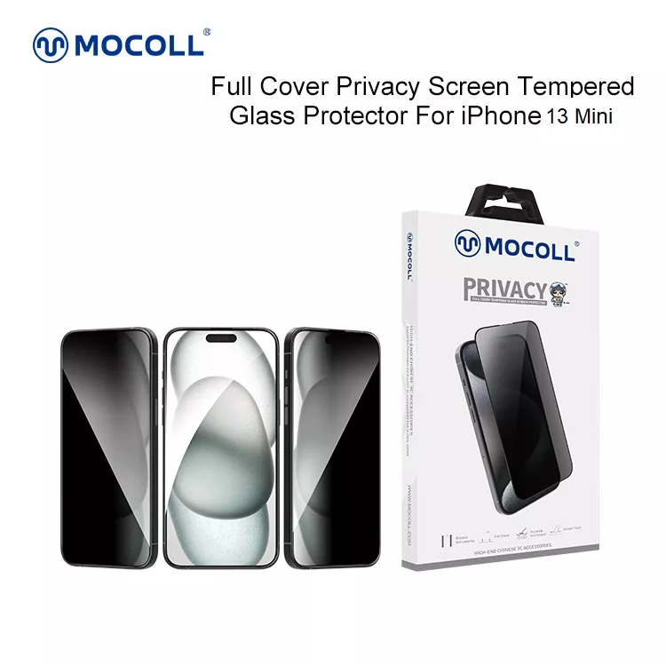 2.5D Full Cover Privacy (Korean Glue ) iPhone 13 mini