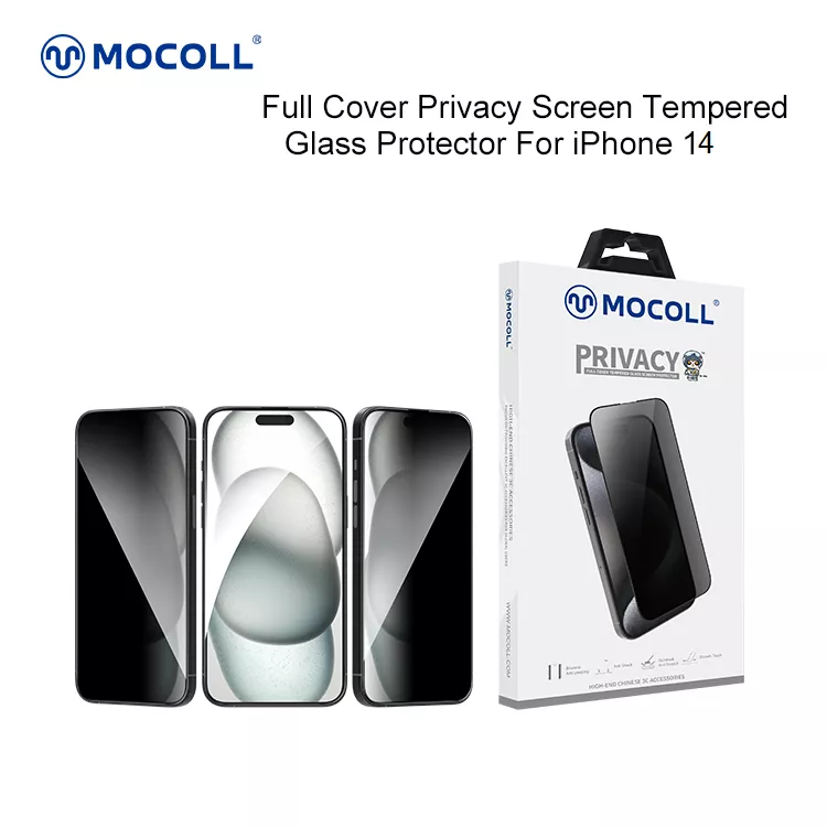 2.5D Full Cover Privacy (Korean Glue ) iPhone 13/13 Pro/14