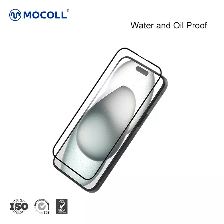 2.5D Full Cover iPhone 15 (Black edges) - Image 4