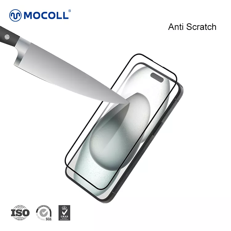 2.5D Full Cover iPhone 15 (Black edges) - Image 2