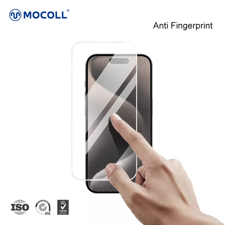 2.5D Full Cover iPhone 15 Pro (Clear)' - Image 4