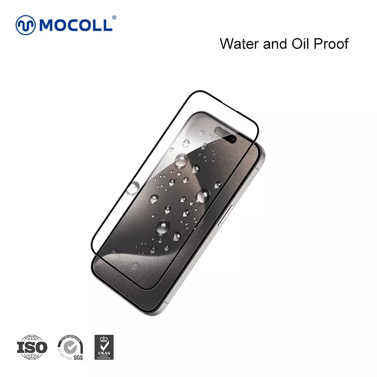 2.5D Full Cover iPhone 15 Pro Max (Black edges) - Image 4