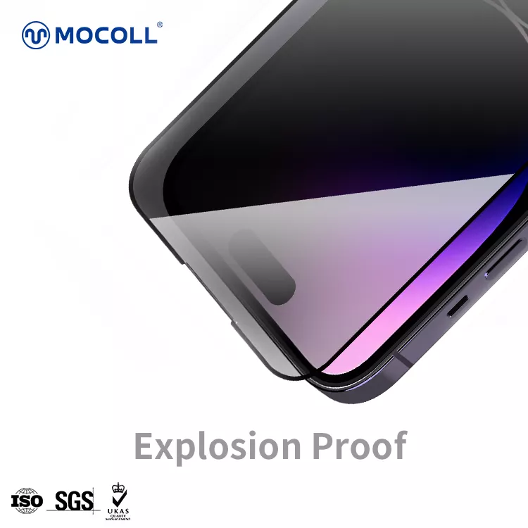 2.5D Full Cover Privacy (Korean Glue ) iPhone 14 Pro Max - Image 6