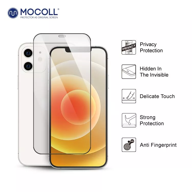 2.5D Full Cover Privacy (Korean Glue ) iPhone 13 mini - Image 4