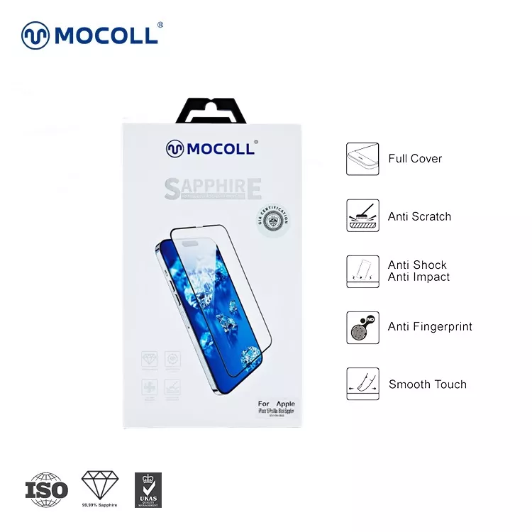 2,5D Full Cover Sapphire Glass iPhone 15 Pro - Image 2