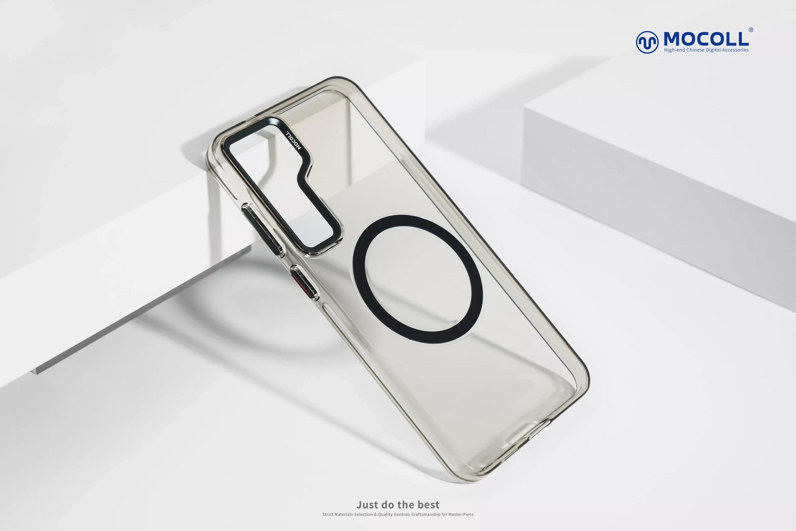 Crystal IV Series Magnetic Phone Case for Samsung S24 Plus - Amber - Image 4