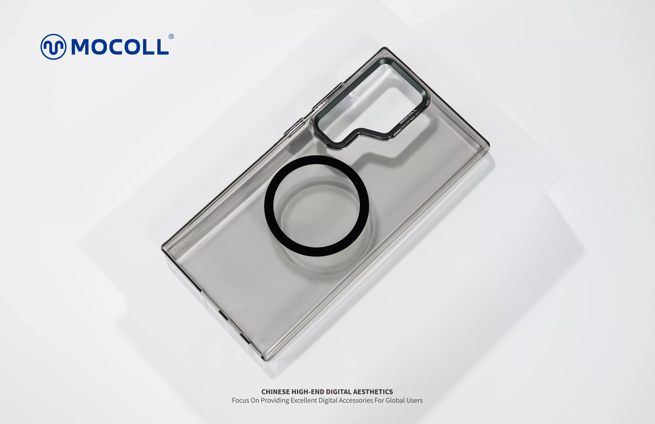 Crystal IV Series Magnetic Phone Case for Samsung S24 Ultra - Amber